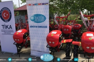 DATÜB Gürcistan Temsilciliği, TİKA ile Birlikte El Traktörü Dağıtımı Gerçekleştirdi