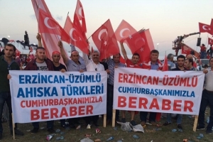 Ahıska Türkleri, Demokrasi ve Şehitler Mitingine Katıldı