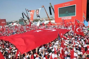 Türkiye'nin kalbi Yenikapı'daydı: #‎TekMilletTekYürek‬