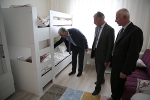 Erzincan'da Hazırlanan evlerin dıştan incelenmesi