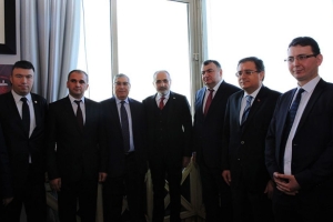 Cumhurbaşkanı Başdanışmanı Yalçın Topçu DATÜB Başkanıyla Kazakistan'da bir araya geldi