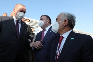 ​DATÜB Genel Başkanı Ziyatdin Kassanov Cumhurbaşkanı Erdoğan ile bir Araya Geldi