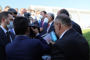 ​DATÜB Genel Başkanı Ziyatdin Kassanov Cumhurbaşkanı Erdoğan ile bir Araya Geldi