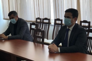 Z. Kassanov Saatli Valisi Sn. Elmir Bağırov ile Görüştü