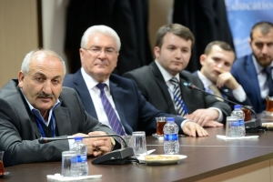 Yurtdışı Türkler ve Akraba Topluluklar Başkanlığı (YTB)’nın, Dünya Ahıska Türkleri Birliği (DATÜB) Kapasite Geliştirme Programı kapsamında Türkiye’ye gelen katılımcılar, YTB Başkanı Doç. Dr. Kudret Bülbül ile buluştu