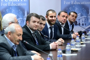 Yurtdışı Türkler ve Akraba Topluluklar Başkanlığı (YTB)’nın, Dünya Ahıska Türkleri Birliği (DATÜB) Kapasite Geliştirme Programı kapsamında Türkiye’ye gelen katılımcılar, YTB Başkanı Doç. Dr. Kudret Bülbül ile buluştu