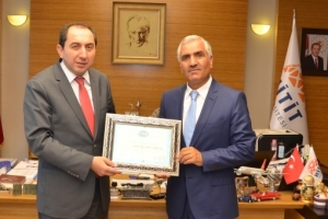 DATÜB Genel Sekreteri Fuat Uçar Hitit Üniversitesini Ziyaret Etti