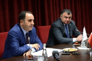 Yurtdışı Türkler ve Akraba Topluluklar Başkanlığı (YTB)’nın, Dünya Ahıska Türkleri Birliği (DATÜB) Kapasite Geliştirme Programı kapsamında Türkiye’ye gelen katılımcılar, YTB Başkanı Doç. Dr. Kudret Bülbül ile buluştu