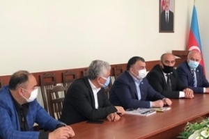 Z. Kassanov Saatli Valisi Sn. Elmir Bağırov ile Görüştü