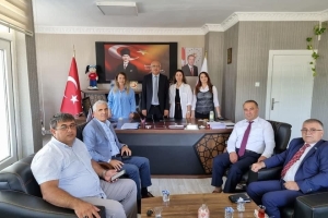 DATÜB Heyetinden Elazığ İl Göç İdaresi Müdürüne Ziyaret