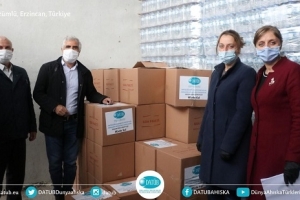 ​DATÜB'ün Gıda Yardımı Kolisi, Üzümlü ve Ahlat’ta İhtiyaç Sahibi Ailelere Ulaştı