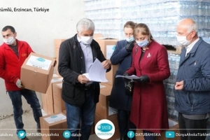 ​DATÜB'ün Gıda Yardımı Kolisi, Üzümlü ve Ahlat’ta İhtiyaç Sahibi Ailelere Ulaştı