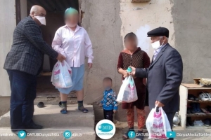 ​DATÜB Kazakistan Çimkent Temsilciliği, Sel Felaketinden Etkilenen Maktaaral’a Yardımda Bulundu