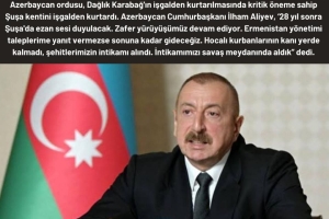Azerbaycan'ın Şuşa Kenti İşgalden Kurtarıldı