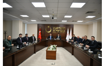 DATÜB Delegation Visits Presidency of Turks Abroad and Related Communities