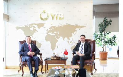 DATÜB Heyetinden YTB Başkanına Ziyaret