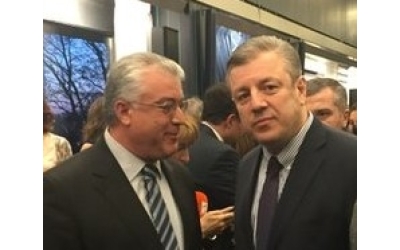 DATÜB Avrupa Konseyi'nde Kvrikashvili ile Görüştü