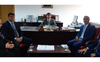 DATÜB Heyeti Diyanet İşleri Dış İlişkiler Genel Müdürü Sayın Prof. Dr. Halife Keskin'i Ziyaret Etti
