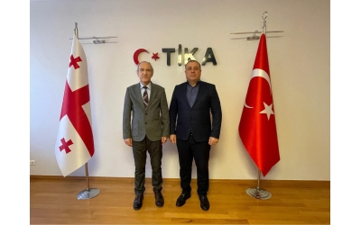 DATÜB’den TİKA Tiflis Koordinatörü Salih Özer’e Ziyaret