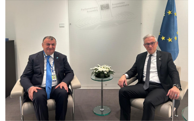 DATÜB Genel Başkanımız Ziyatdin Kassanov Avrupa Konseyi Parlamenterler Meclisi (AKPM) Başkanı ile Görüştü
