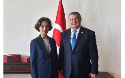 Dünya Ahıskalı Türkler Birliği’nden Avrupa Konseyi Nezdinde Türkiye Daimî Temsilciliğine Ziyaret