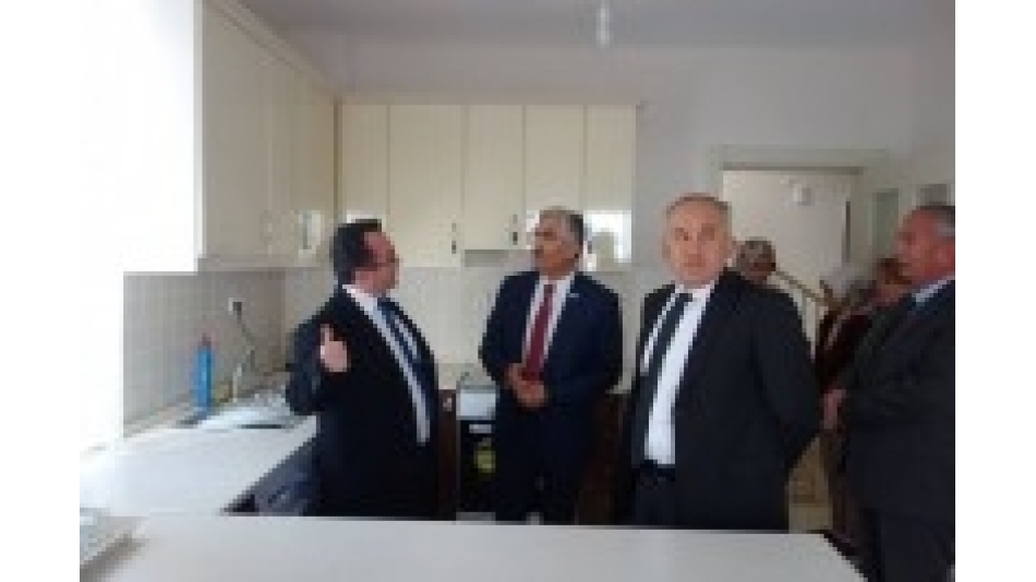 Erzincan'da Ahıska Türkleri için inşa edilmiş konutların son görüntüleri