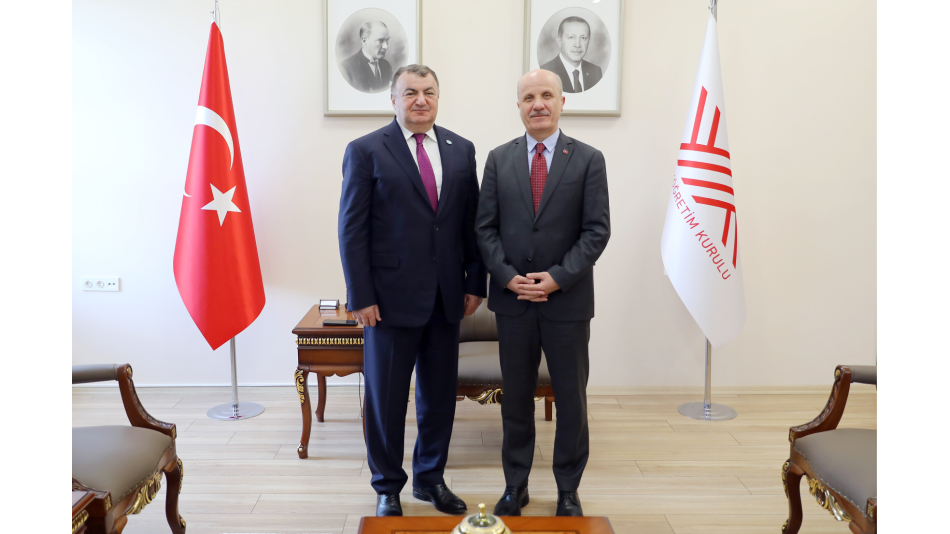 DATÜB Heyetinden YÖK Başkanına Ziyaret