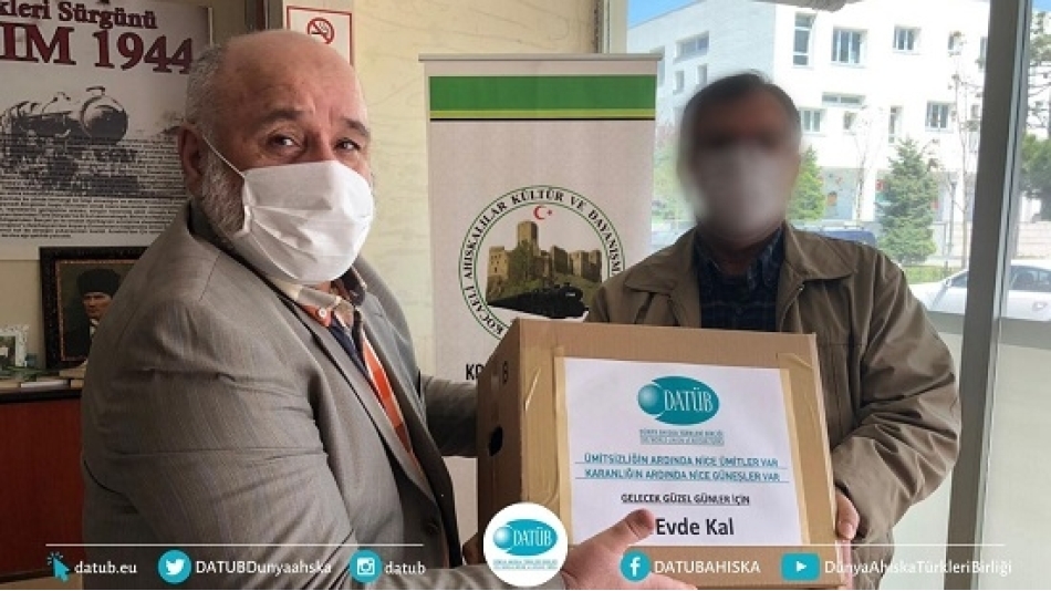​DATÜB'ün Gıda Yardımı Kolisi, Kocaeli'de Yaşayan Ahıska Türkü İhtiyaç Sahibi Ailelere Ulaştı