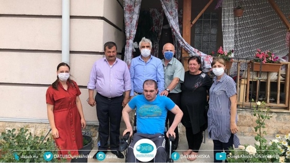 Genel Başkan Kassanov, genç İslam’ın Elktirikli Tekerlekli Sandalye İisteğini Geri Çevirmedi