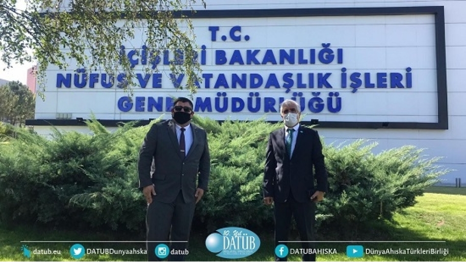 DATÜB Heyeti, Ankara'da Birtakım Görüşmelerde Bulundu