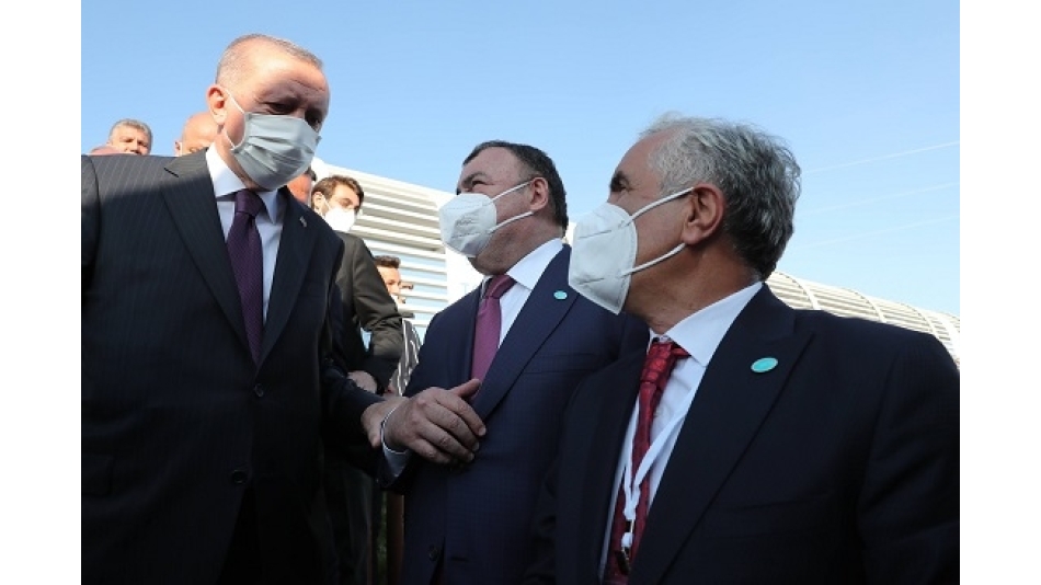 ​DATÜB Genel Başkanı Ziyatdin Kassanov Cumhurbaşkanı Erdoğan ile bir Araya Geldi