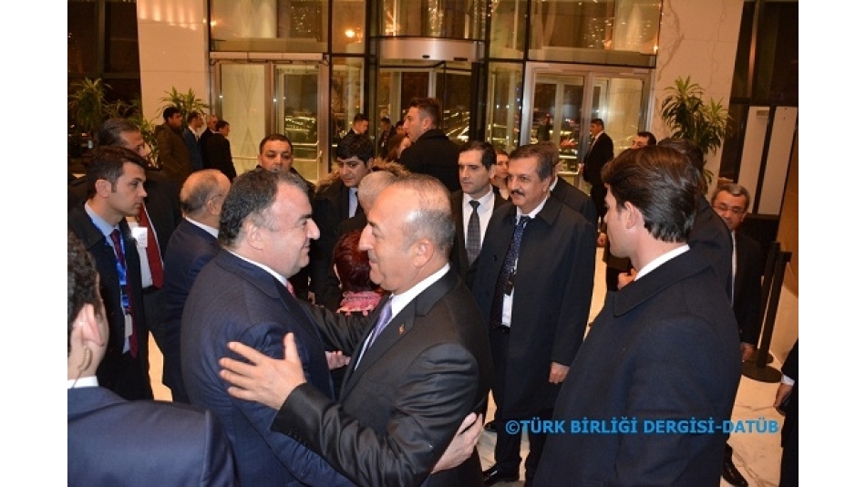 Dışişleri Bakanı Sayın Mevlüt Çavuşoğlu DATÜB Genel Başkanı Ziyatdin Kassanov ile Bakü’de görüştü