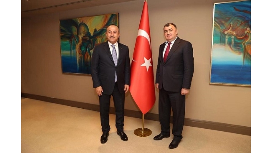 DATÜB Genel Başkanı Ziyatdin Kassanov Dışişleri Bakanı Sayın Mevlüt Çavuşoğlu ile görüştü