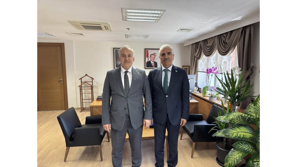 DATÜB Genel Sekreteri Fuat Uçar, Yönetim Hizmetleri Genel Müdürü Ahmet Türköz’ü Ziyaret Etti