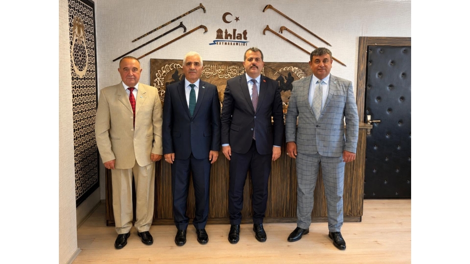 DATÜB Heyetinden Ahlat Kaymakamı Özgür Kaya’ya Hayırlı Olsun Ziyareti