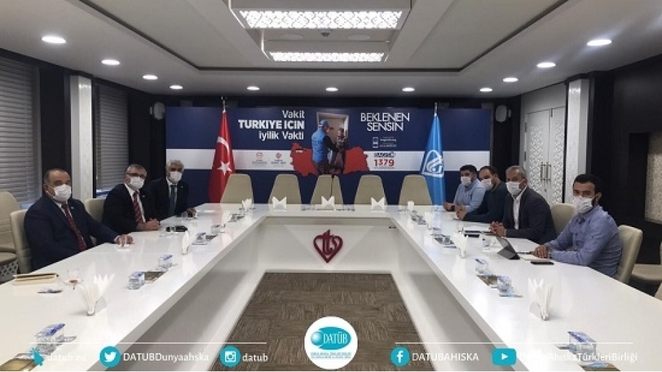 DATÜB Heyeti, Türkiye Diyanet Vakfı Genel Müdürlüğü’nü Ziyaret Etti
