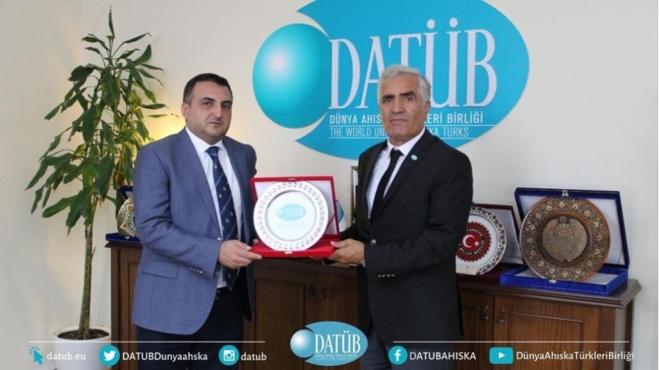Azerbaycan Diaspora Komitesi Daire Başkanı Sn. Daşkın Recepli, DATÜB Genel Merkezi'ni Ziyaret Etti