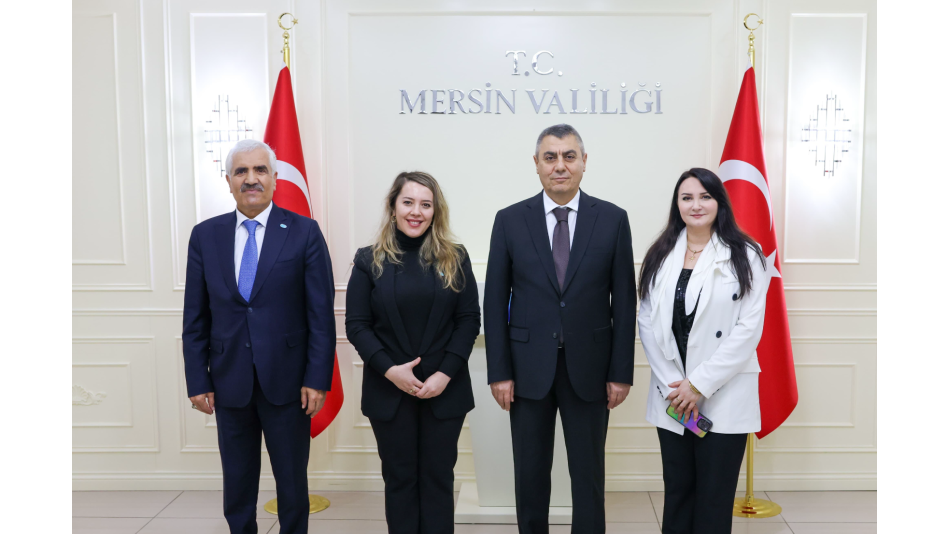 DATÜB Heyetinden Mersin Valisi Atilla Toros’a Tebrik Ziyareti