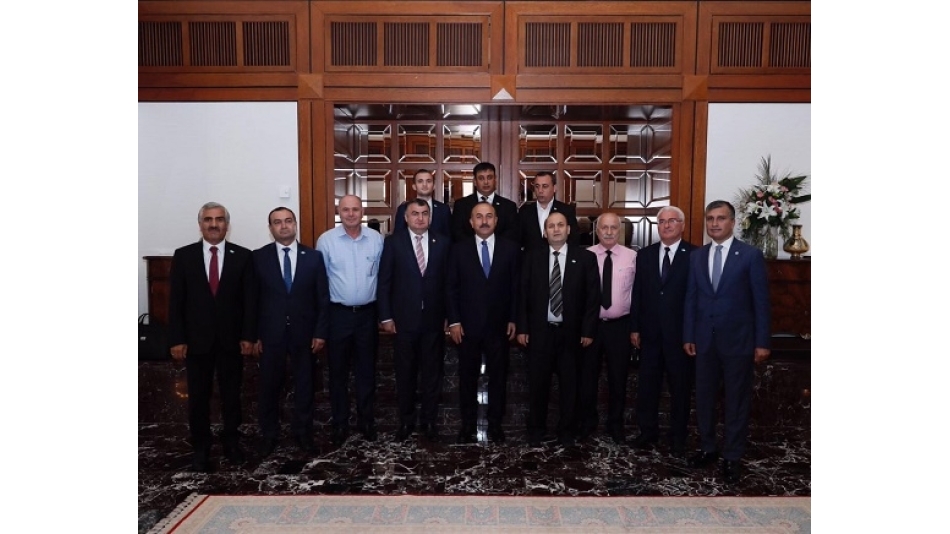 DATÜB Dışişleri Bakanı Çavuşoğlu ile görüştü