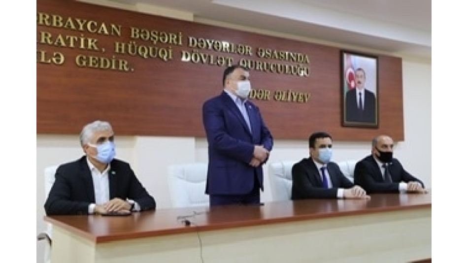 Ziyatdin Kassanov, Saatli ve Sabirabad İllerinden Gelen Şehit Aileleri ile Biraraya Geldi