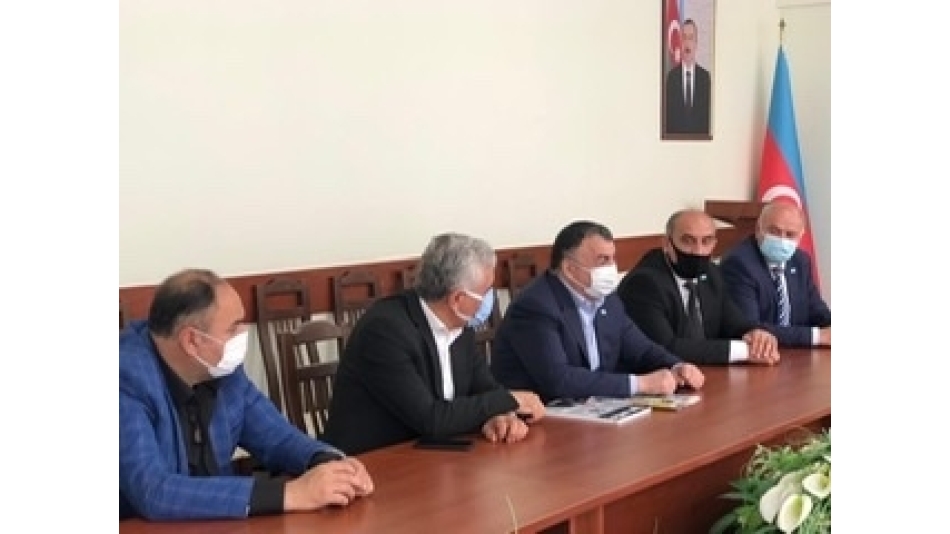 Z. Kassanov Saatli Valisi Sn. Elmir Bağırov ile Görüştü