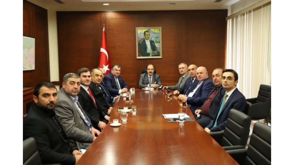 DATÜB Heyeti Büyükelçi Bağcı ile Görüştü