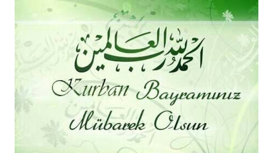 Kurban Bayramı Mesajı