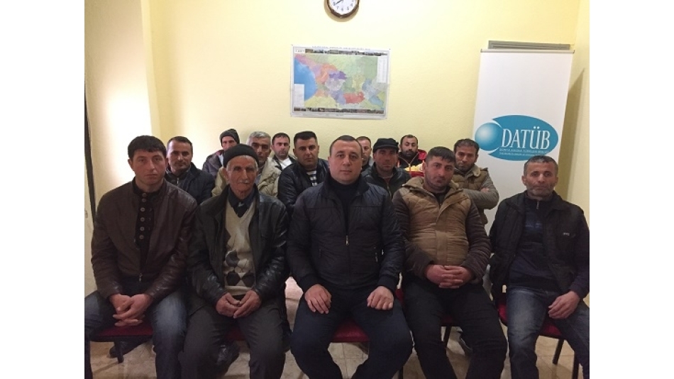 DATÜB Gürcistan Temsilcisi Gorid'e Ev Alan Ahıskalı Ailelerle Görüştü