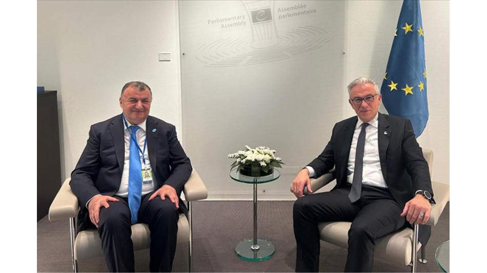 DATÜB Genel Başkanımız Ziyatdin Kassanov Avrupa Konseyi Parlamenterler Meclisi (AKPM) Başkanı ile Görüştü