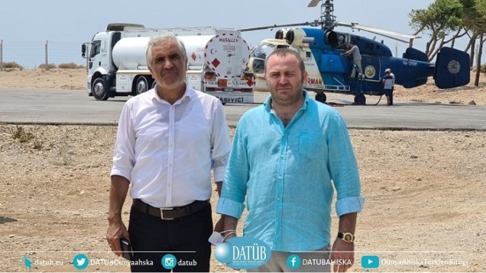 ​DATÜB Heyeti, Manavgat\'ta AFAD Kordinasyon Merkezi'ni Ziyaret Etti