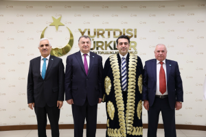 DATÜB Heyetinden YTB Başkanına Ziyaret