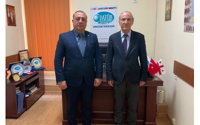 TİKA Tiflis Heyetinden DATÜB Gürcistan Temsilciliğine Ziyaret
