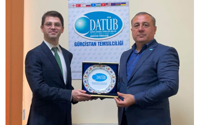 T.C. Tiflis Büyükelçiliği 3. Kâtibi Sayın Uğur Tahnal’dan DATÜB Gürcistan Temsilciliğimize Veda Ziyareti