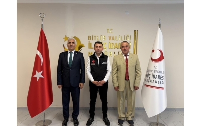 DATÜB Heyetinden Bitlis İl Göç İdaresi Müdürü Cihan Cavli’ye Ziyaret